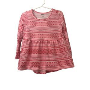 Gymboree Pink Sweater Peplum Top